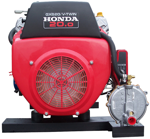 Honda 10 kw propane generator #6